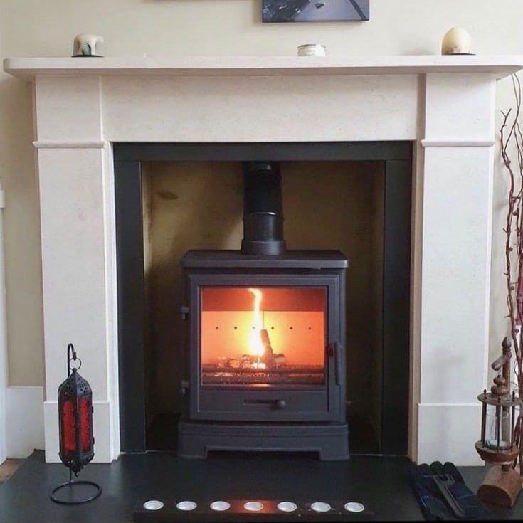 Bassington Eco stove with Baseline legs